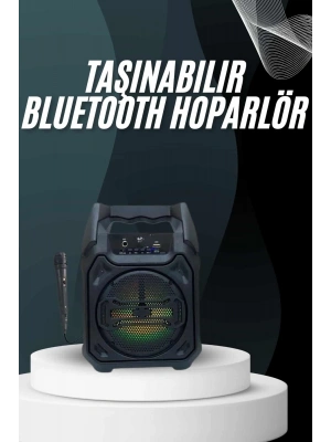 Yeni Nesil Bluetooth Hoparlör USB TF Kart Girişli Çoklu Bağlantı