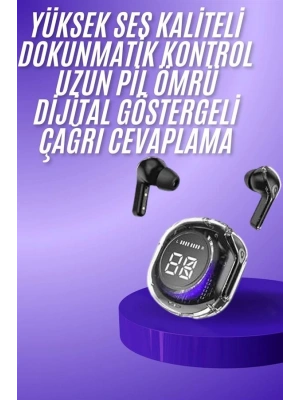 Yeni Nesil Bluetooth Kulaklık Dijital Göstergeli Gaming Dokunmatik 5.3 Kablosuz