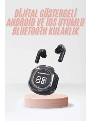 Yeni Nesil Bluetooth Kulaklık Dijital Göstergeli Gaming Dokunmatik 5.3 Kablosuz