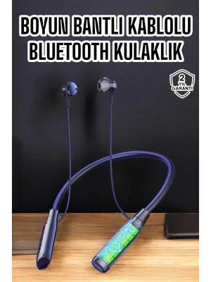 Yeni Nesil Bluetooth Kulaklık Kablolu Kulak İçi Dijital Göstergeli