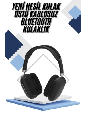 Yeni Nesil Bluetooth Kulaklık Kulak Üstü ANC Özelliği Yüksek Ses Kaliteli