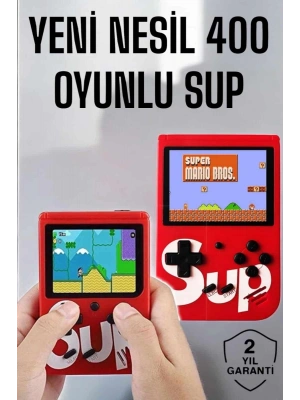 Yeni Nesil Çocuklara Özel SUP 400 Oyunlu Mini El Konsolu