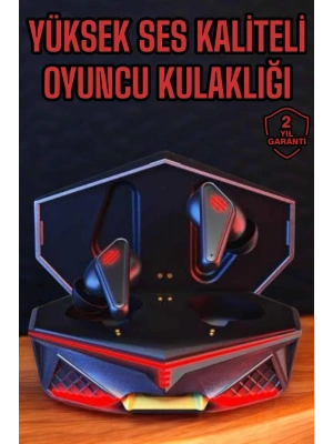 Yeni Nesil Oyuncu Kulaklığı Gürültü Önleyici Uzun Pil Ömrü Bluetooth Bağlantılı