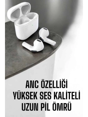 Yeni Nesil Pro Bluetooth Kulaklık Uzun Pil Ömrü Beyaz