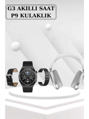 Yeni Nesil Sesli Görüşme Akıllı Saat ve Powerbank Çoklu Şarj Girişli Bluetooth Kulaklık Nabız Ölçer