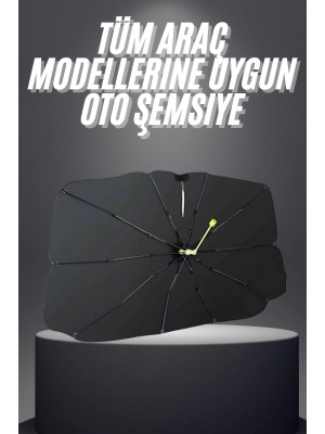 Yeni Nesil Tüm Araç Modellerine Uygun Oto Şemsiye Katlanabilir UV Işınlarına Karşı