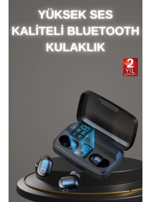 Yeni Nesil TWS Kablosuz Kulaklık Güçlü Batarya Yüksek Kalite Bluetooth 5.0 ANC Özelliği