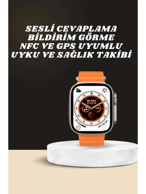 Yeni Nesil Ultra Akıllı Saat Adımsayar Uyku Takibi Nabız Sensörü