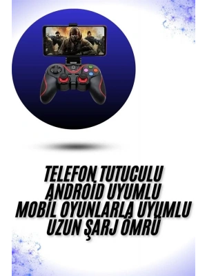 Yeni Nesil X3 Gamepad Android Uyumlu Telefon Tutucu Özellikli Joystick