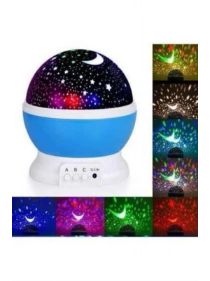 Yıldız Görünümlü Gece Lambası Renkli Masa Lambası Gökyüzü Projeksiyon