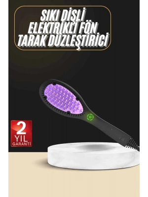 Yıpranma Karşıtı Saç Düzleştirici Tarak Fön Tarak 5 Kademeli