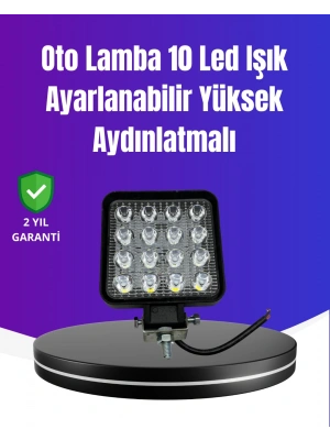 Yoğun Işık Gücüne Sahip LED Far | Traktör, Off-Road ve Kamyonet Uyumlu