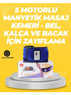 Yoğurma, Titreşim ve Manyetik Masaj Özellikli Zayıflama Aleti – 750g Hafif Tasarım