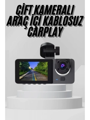 Yol Kayıt Araç Kamerası HD DVR 3 Kameralı 2.0in Ekranlı Ön İç Arka