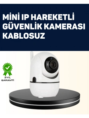 Yüksek Çözünürlüklü Hareket Takipli Kablosuz Güvenlik Kamerası – 1080P, Gece Görüşlü