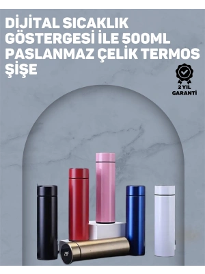 Yüksek Isı Korumasına Sahip Taşınabilir Çelik Termos