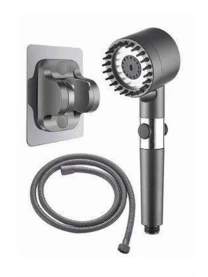 Yüksek Performanslı Masaj Etkili Su Tasarruflu Duş Başlığı Krom Kaplama Uzun Ömürlü