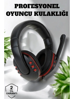 Yüksek Ses Kalitesi ve Aktif Gürültü Engelleme Özellikli Kablolu Mikrofonlu Kulaklık