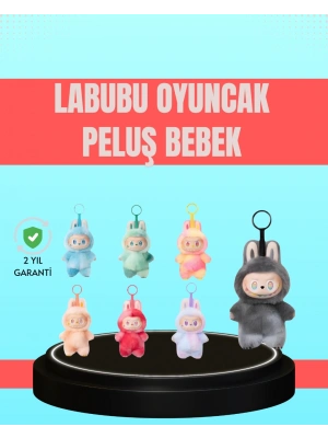 Yumuşak Kumaşlı 20 cm Labubu Peluş – 3 Yaş Üzeri Uygun