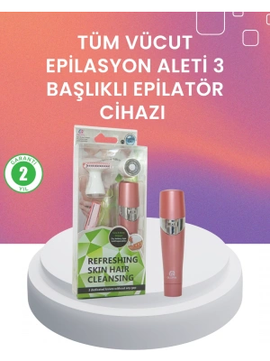 Yumuşak ve Pürüzsüz Cilt İçin Epilasyon Seti