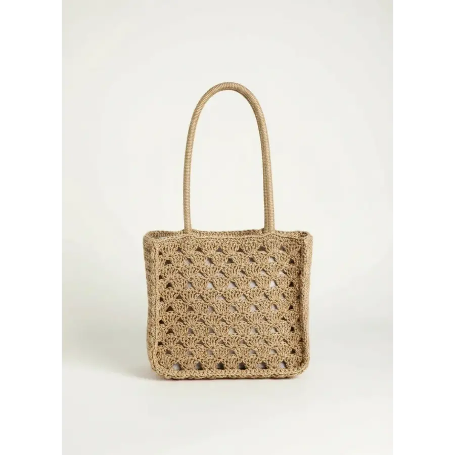 Hand-Knitted Shoulder Bag