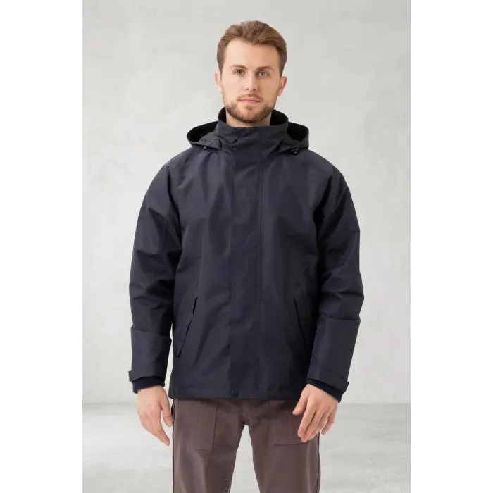 Çıkarılabilir Polarlı 3in1 Kışlık Parka - Lacivert