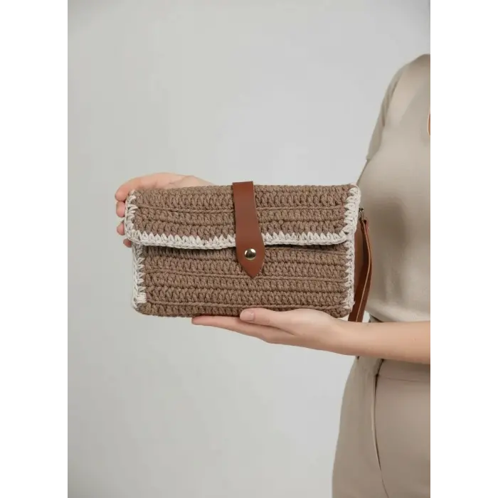 Cotton Cord Clutch Bag