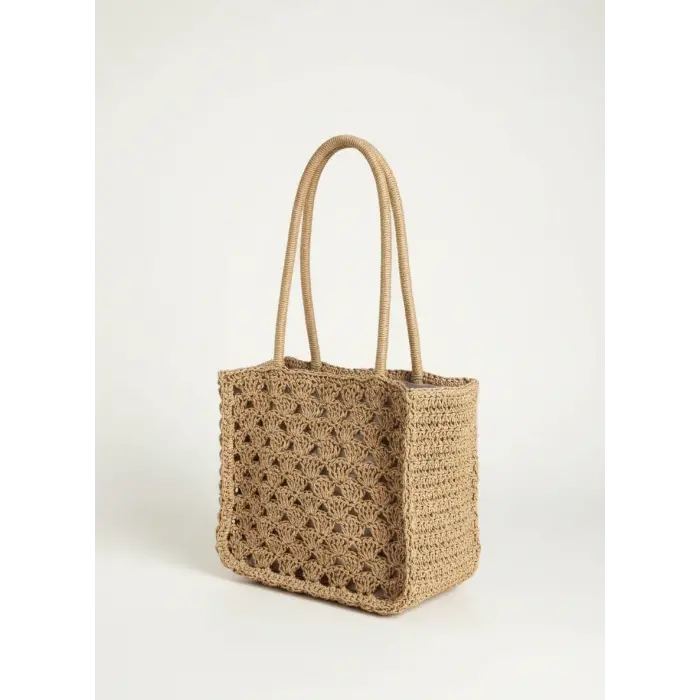 Hand-Knitted Shoulder Bag