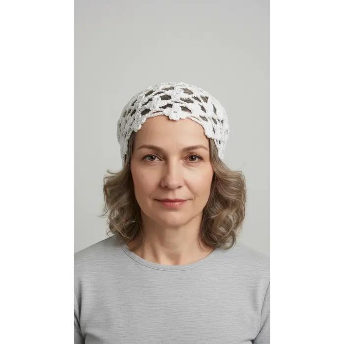 Handmade Knitted Hair Bandana