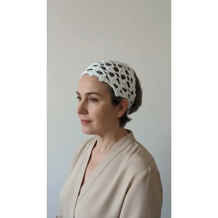 Handmade Knitted Hair Bandana