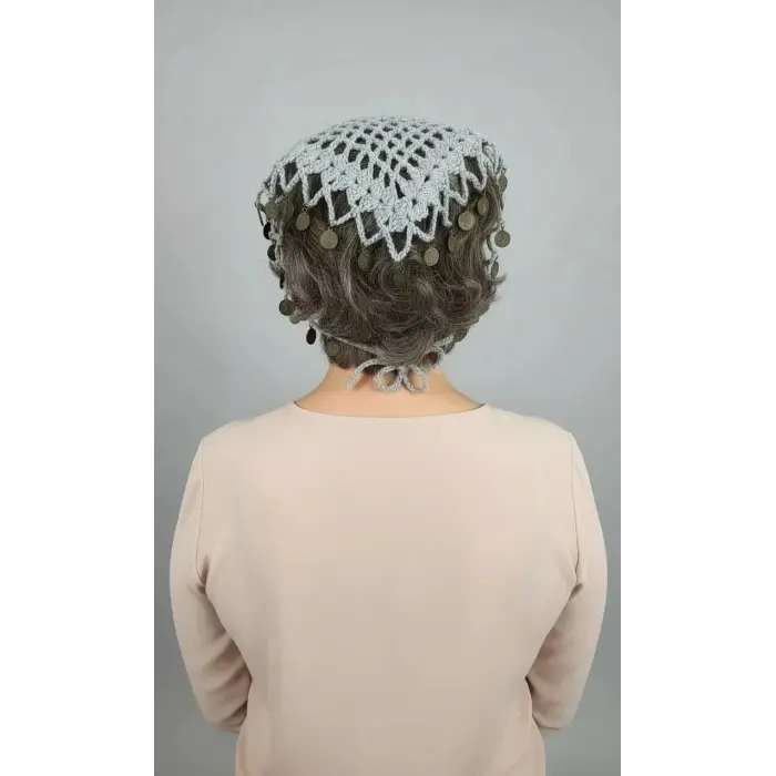 Handmade Mesh Knit Hair Bandana