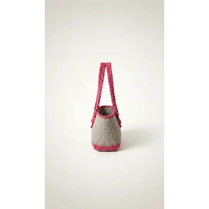 Hand-Knitted Womens Bag