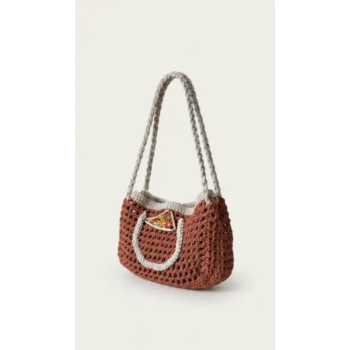 Hand-Knitted Cotton Bag