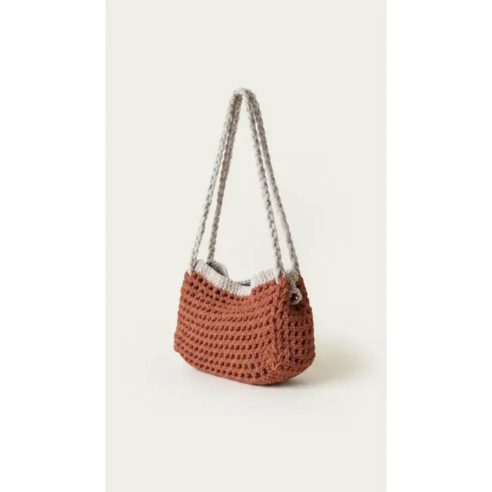 Hand-Knitted Cotton Bag