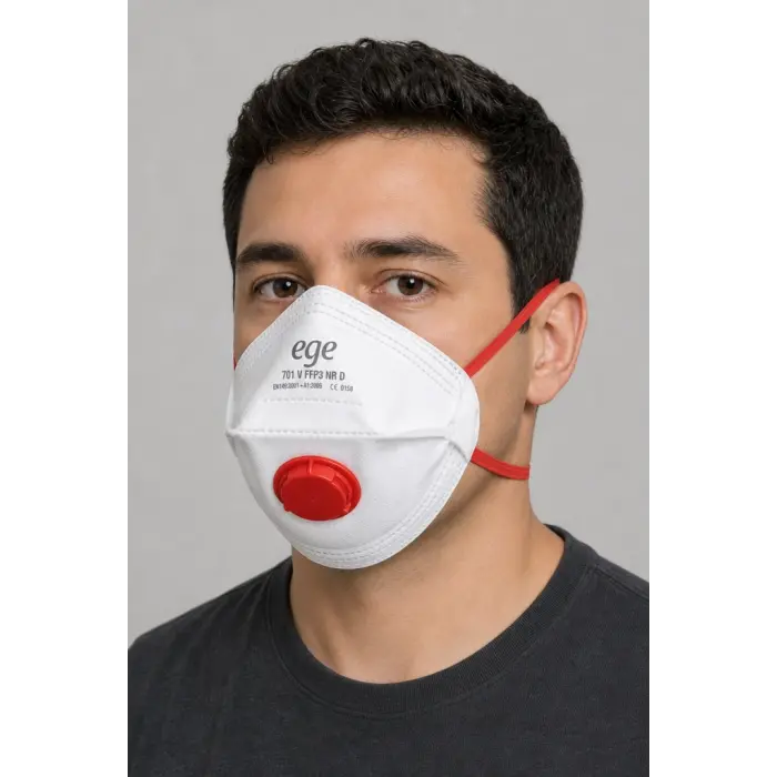 Ege 701 V FFP3 Katlanır Ventilli Maske
