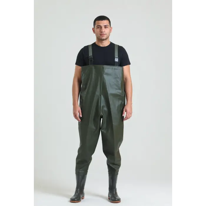 İTÇ-9000 Bib Waders - Olive Green