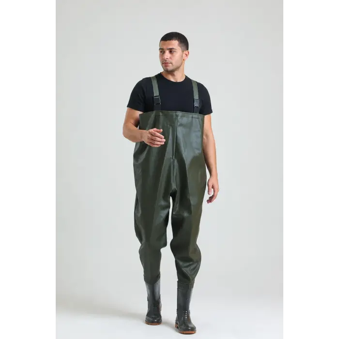 İTÇ-9000 Bib Waders - Olive Green