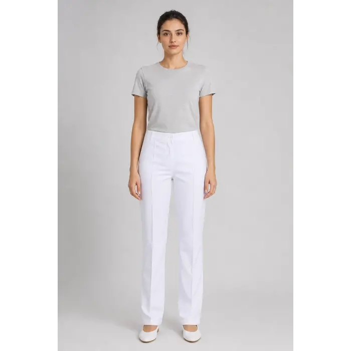 Womens Work Trousers - White