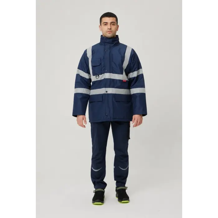 Reflektörlü Parka - Lacivert