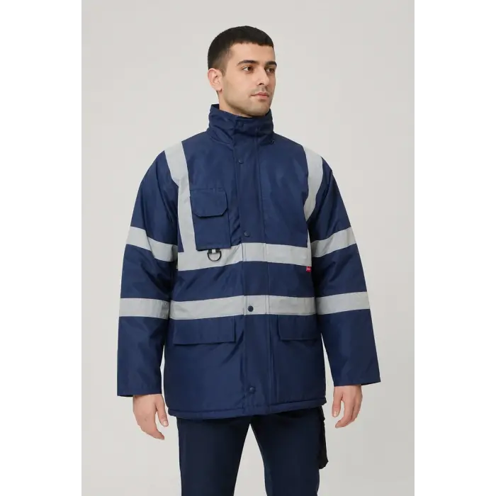 Reflektörlü Parka - Lacivert