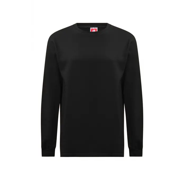 Sanfords Mens Crew-Neck Sweatshirt 82% Cotton, Winter - Black