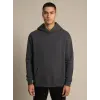 Sanfords Erkek Kapüşonlu Sweatshirt - Füme