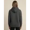 Sanfords Kadın Kapüşonlu Sweatshirt - Füme