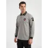 Long-Sleeve Security Staff T-Shirt - Grey/Charcoal