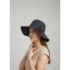 Hand-Knitted Floral Motif Hat