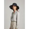 Hand-Knitted Floral Motif Hat