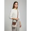 Hand-Knitted Combed Cotton Yarn Handbag and Shoulder Bag