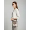 Hand-Knitted Combed Cotton Yarn Handbag and Shoulder Bag
