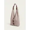 Patterned Lightweight Fabric Shoulder Bag