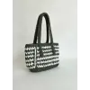 Two-Tone T-Shirt Yarn Handbag